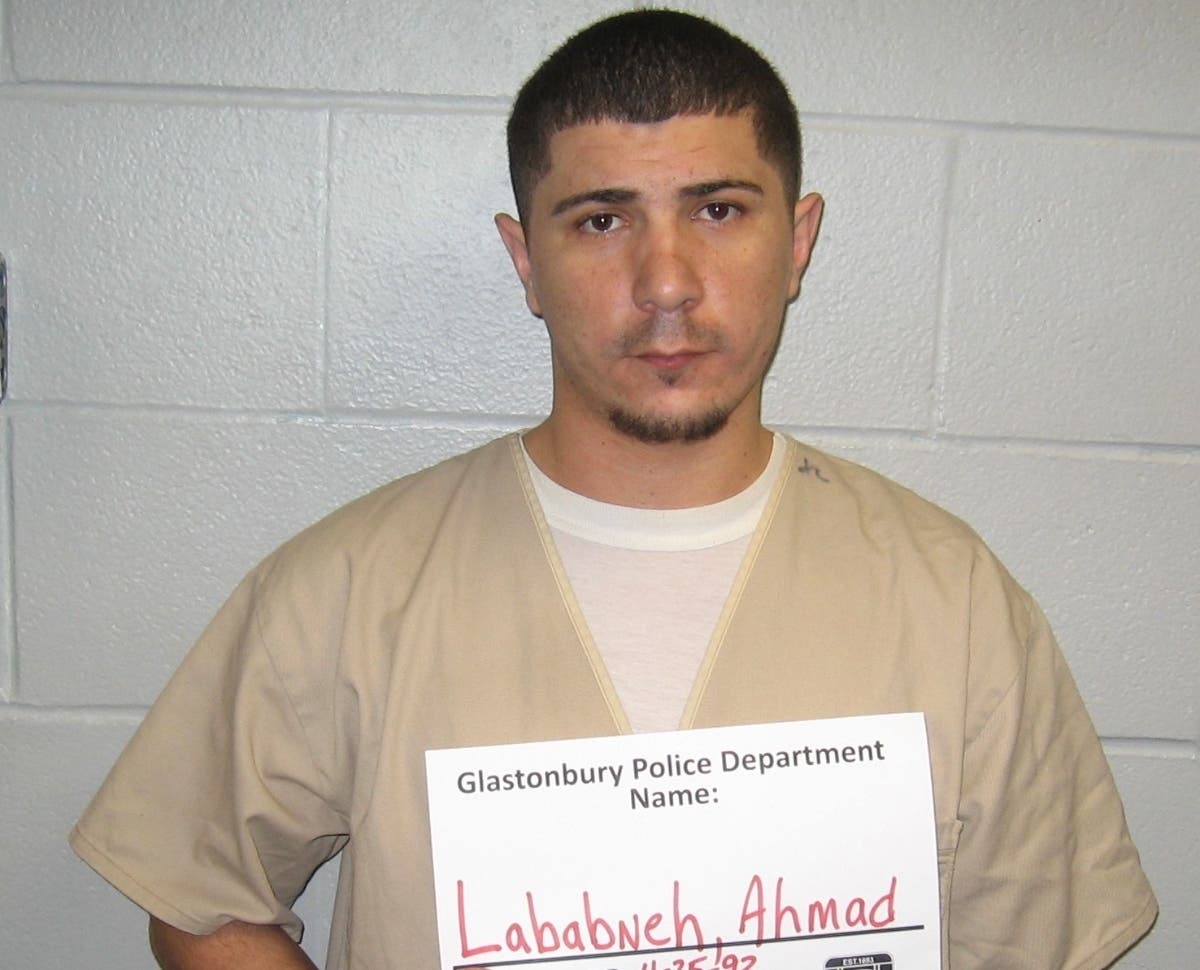 The booking mug shot of Ahmad Lababneh.