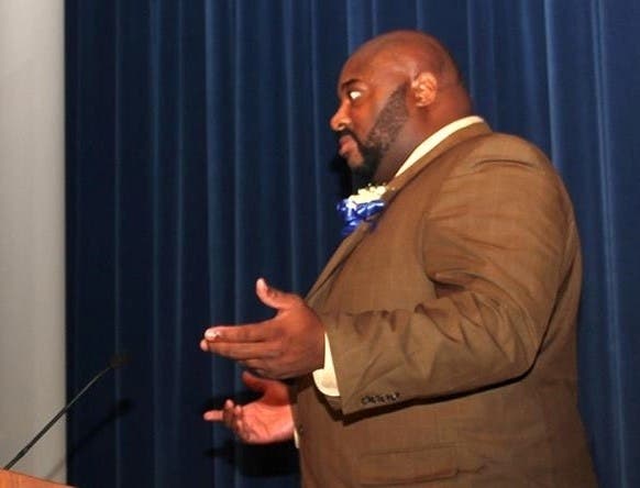 Corey Pusey at his RHS Hall of Fame Induction in 2017.