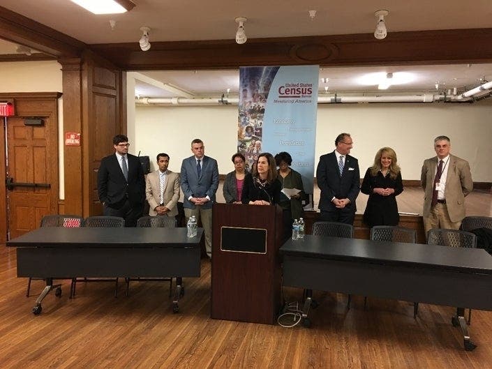 Lt. Gov. Susan Bysiewicz kicked off the preparatory stages for the 2020 Census in Connecticut in Manchester.