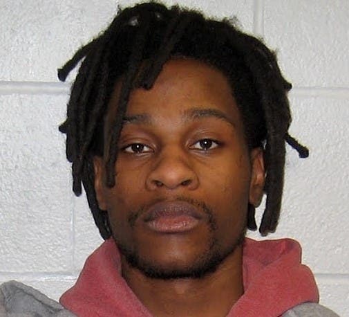 The booking mug shot of Weston L. Miller.