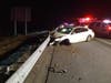 A weekend crash on I-84.