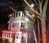 A Sunday fire on Talcott Avenue In Vernon.