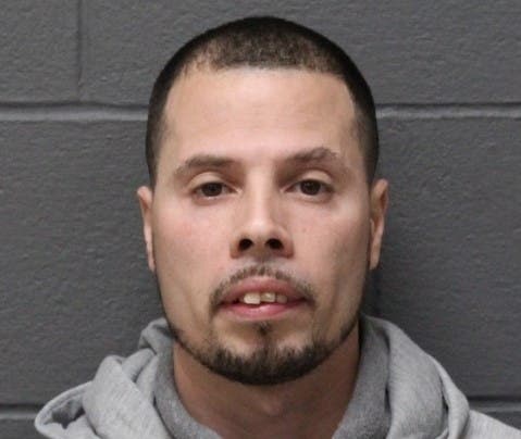 The booking mug shot of Francisco Martorell.