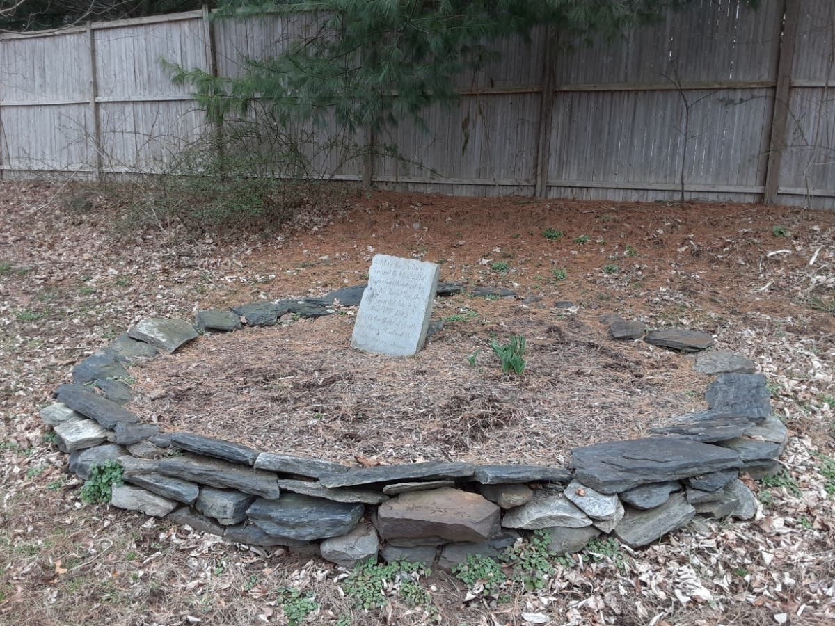 The Samuel Knight roadside memorial in Eliington