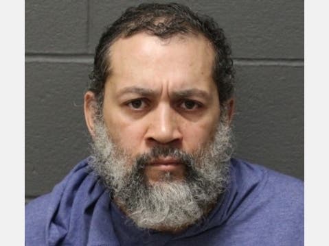 The booking mug shot of Jaime Ortiz Jr.