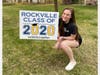 RHS senior McKenna Lerch with her Class of 2020 lawn sign.