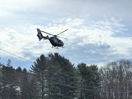 Life Star helicopter was called to an accident in Tolland on Wednesday.