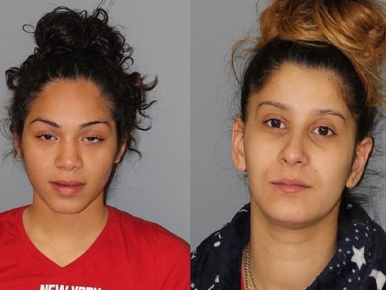 The booking head shots of Jamilette Rodriquez (left) and ​​Franchesca Vargas.