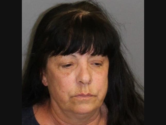 The booking image of Katherine Nadeau.