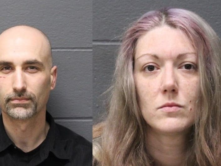 The booking mug shots of the Amatos