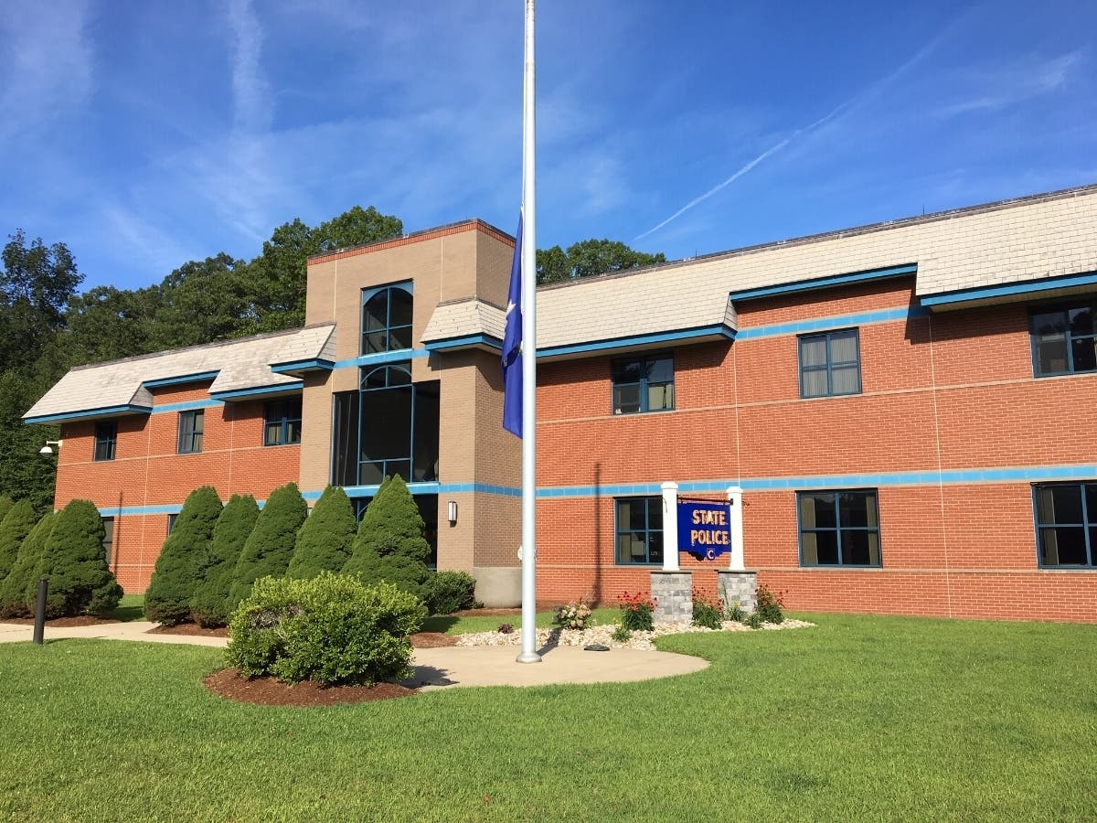 The state police Troop C barracks.
