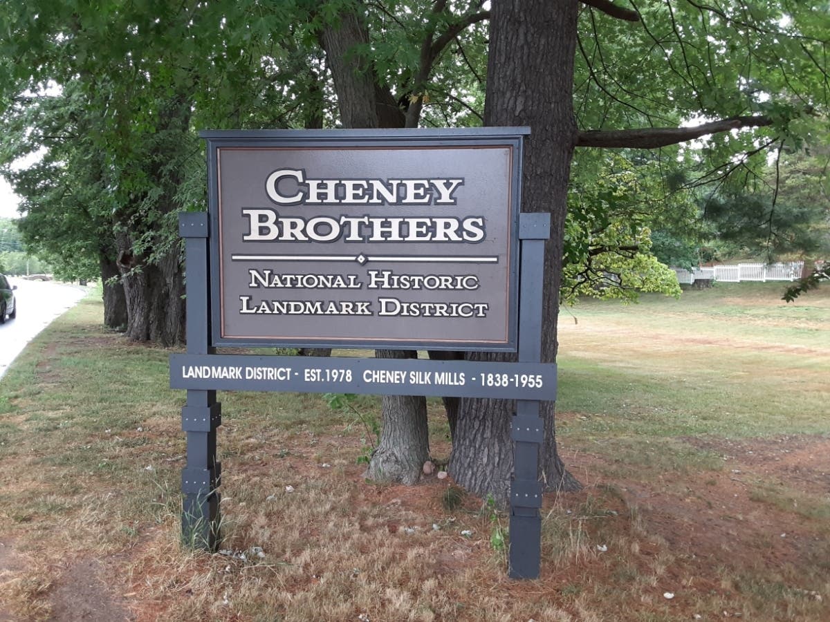 Manchester's Cheney Brother Historic District.