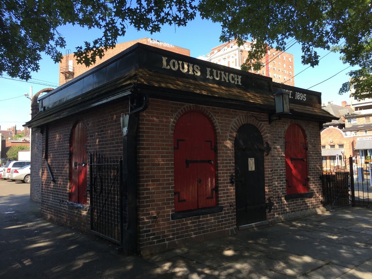 Louis Lunch in New Haven.