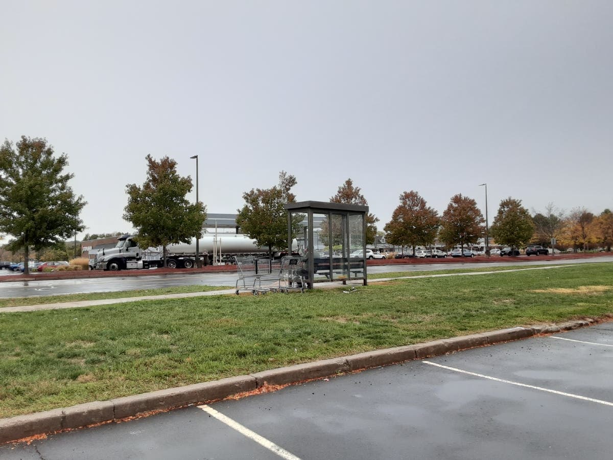 An altercation with a fishing rod at a Vernon bus stop led to charges against a Vernon man, police said.