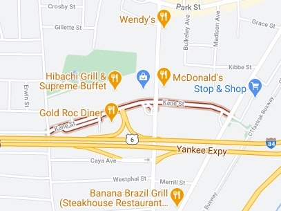 A person died Wednesday in a car fire in West Hartford 