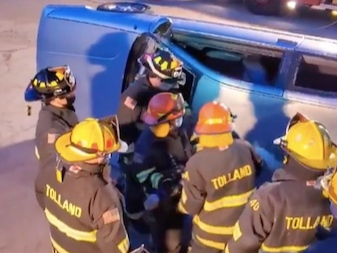 Crash Scene training at Bill's in Tolland this week.