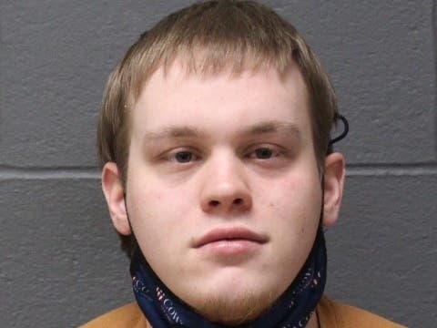 The booking image of Mark Daly. 