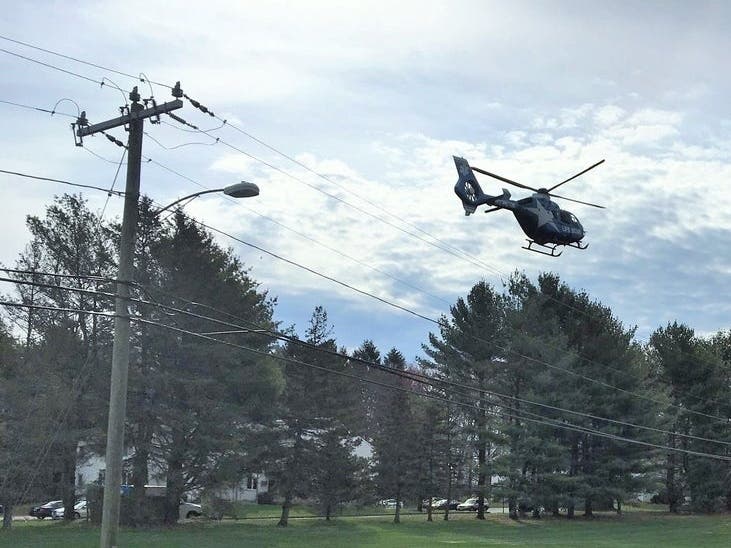 Life Star helicopter was called to a serious ATV crash in Tolland Monday. 
