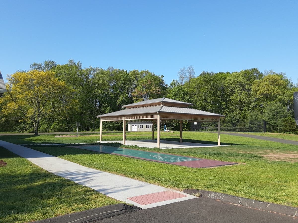 The Vernon Senior Center pavilion. 