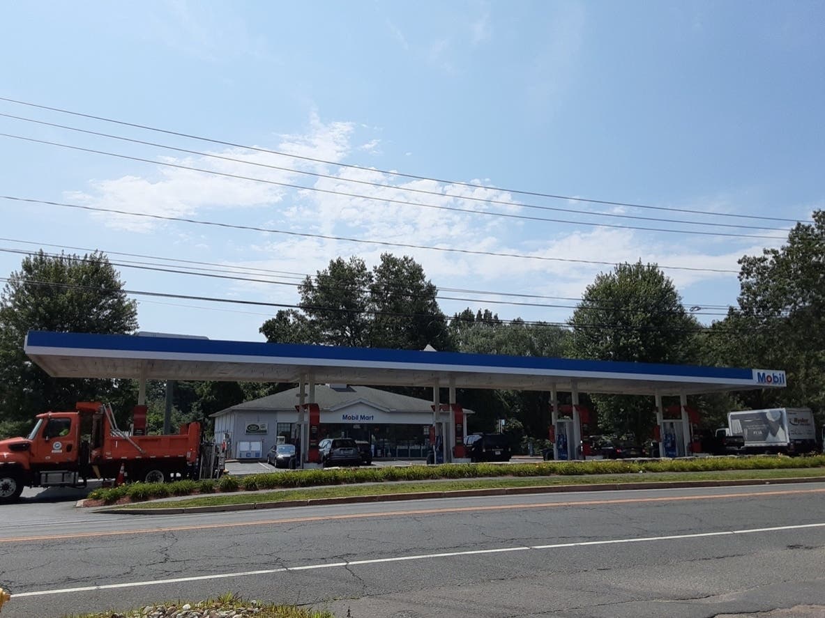 The Mobile Mart on Merrow Road in Tolland was held up early Thursday. 