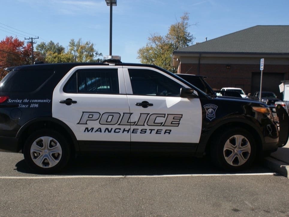 Manchester police are investigating a crash between a bicycle and car on High Street. 