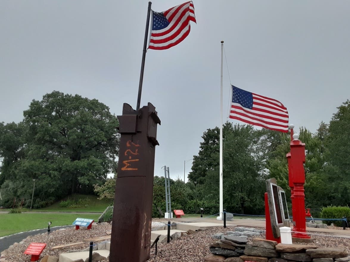 Manchester's 9/11 memorial is one of several in Hartford and Tolland counties. 