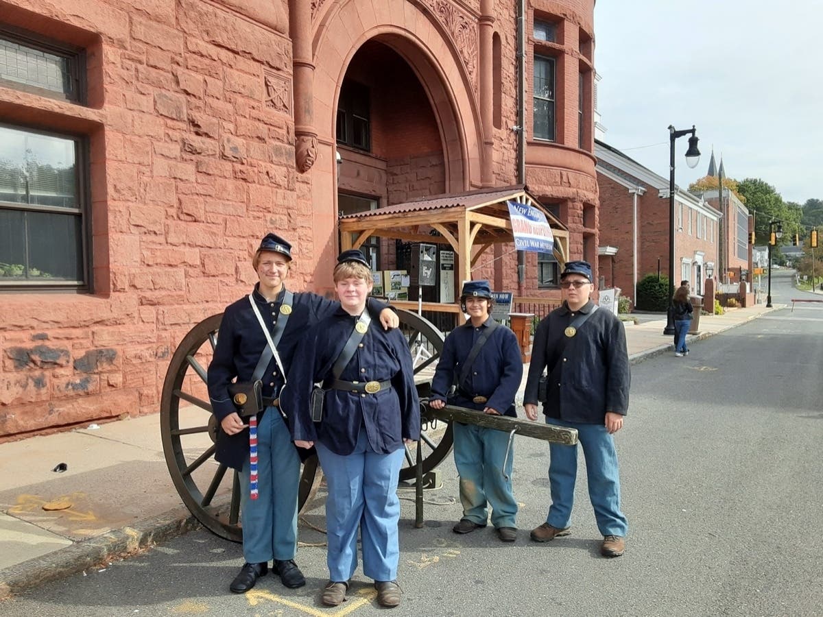 The New England Civil War Museum and Research Center in Vernon staged a grand reopening ceremony Saturday.
