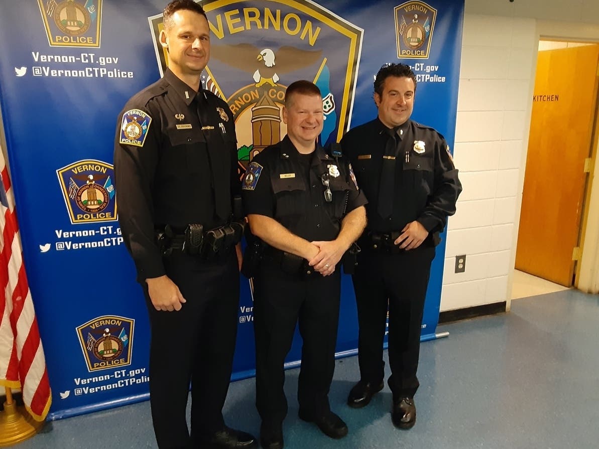2 Promoted To Lieutenant At Vernon Police Department Vernon, CT Patch
