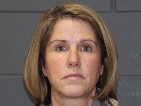 The booking image of Sandra Sullivan. 