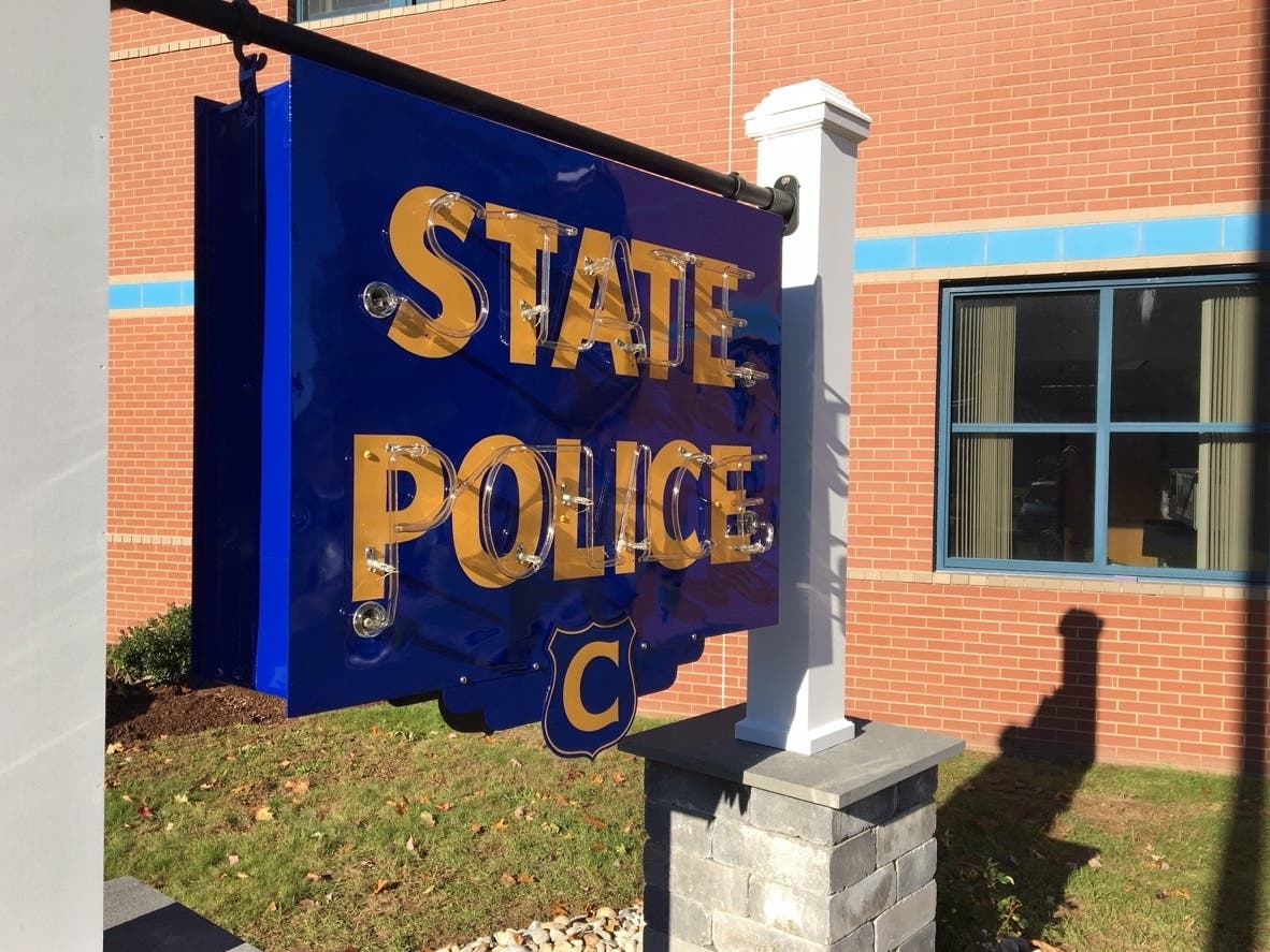 The state police Troop C barracks. 
