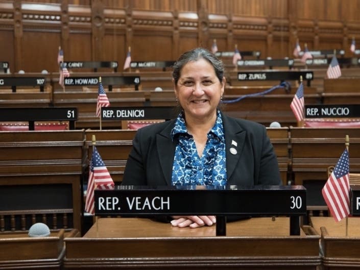 State Rep. Donna Veach (R) Monday announced she will be seeking re-election.