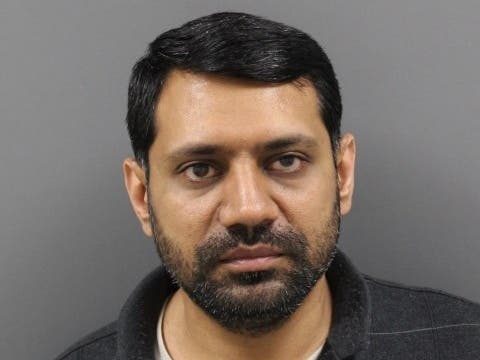 The booking image of Muhammed Adrees. 