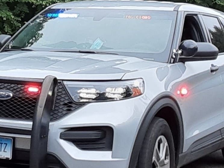 Two people were hurt in a truck versus SUV crash in Tolland, state police said. 