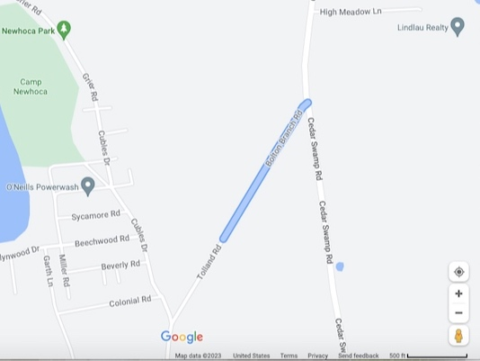 A fatal construction accident on Bolton Branch Road in Vernon had led to a hefty federal fine.  