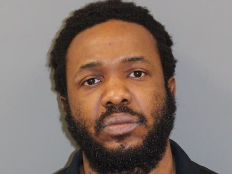 The booking image of Damien Davis.