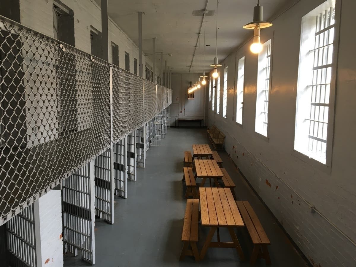 The cell block at the Old Tolland County Jail and Museum on the Tolland Green.