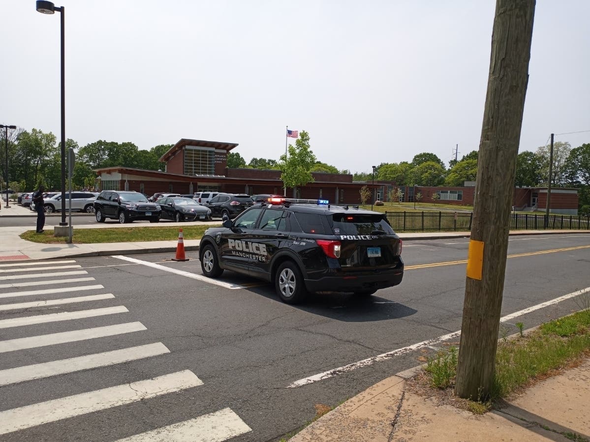 A machete incident prompted a heavy police presence in Manchester Monday into Tuesday. 