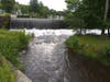 The Tankerhoosen waterfall was raging Friday after heavy rains this week. 