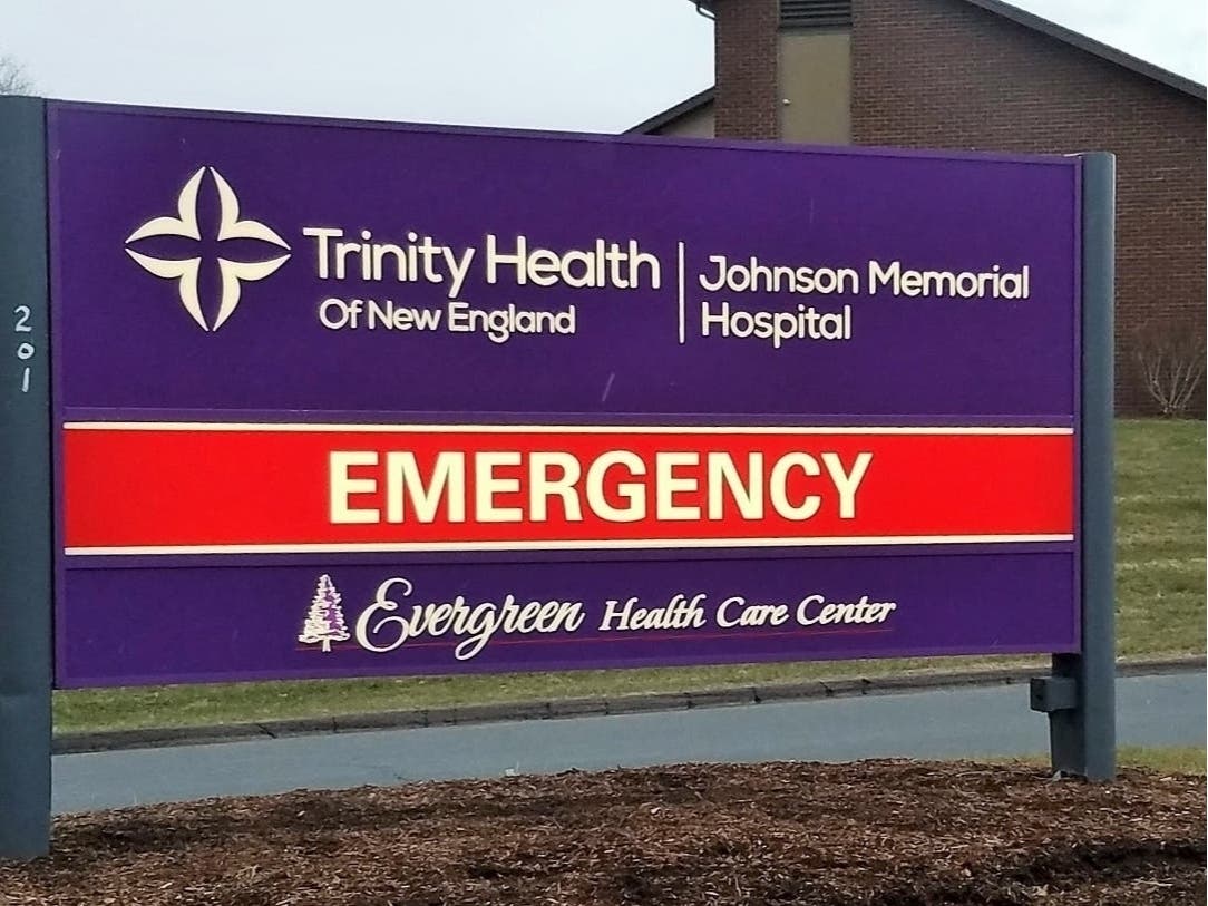 A driver showed signs of impairment after a crash at Johnson Memorial Hospital's entrance last week, state police said. 