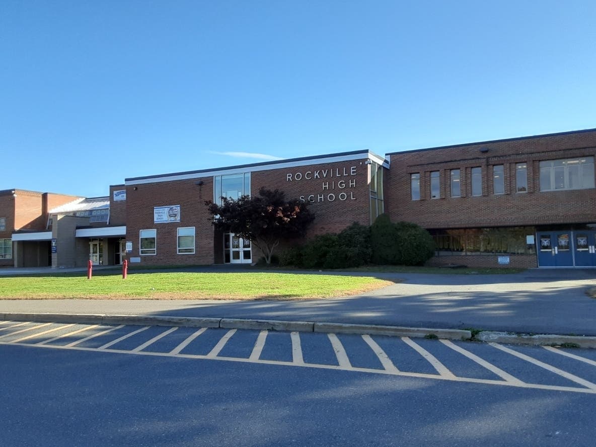The public is invited to watch the Rockville High School Marching Ram Band rehearse and then play on Tuesday. 