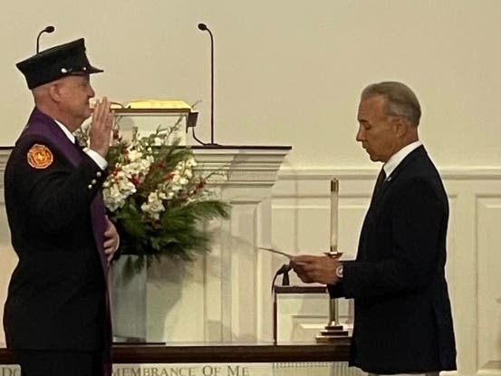 Greenwich Fire Department Swears In First-Ever Chaplain | Greenwich, CT ...
