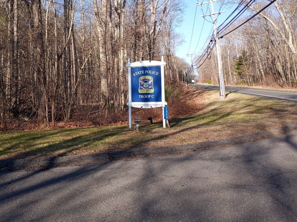 The Troop C barracks in Tolland.