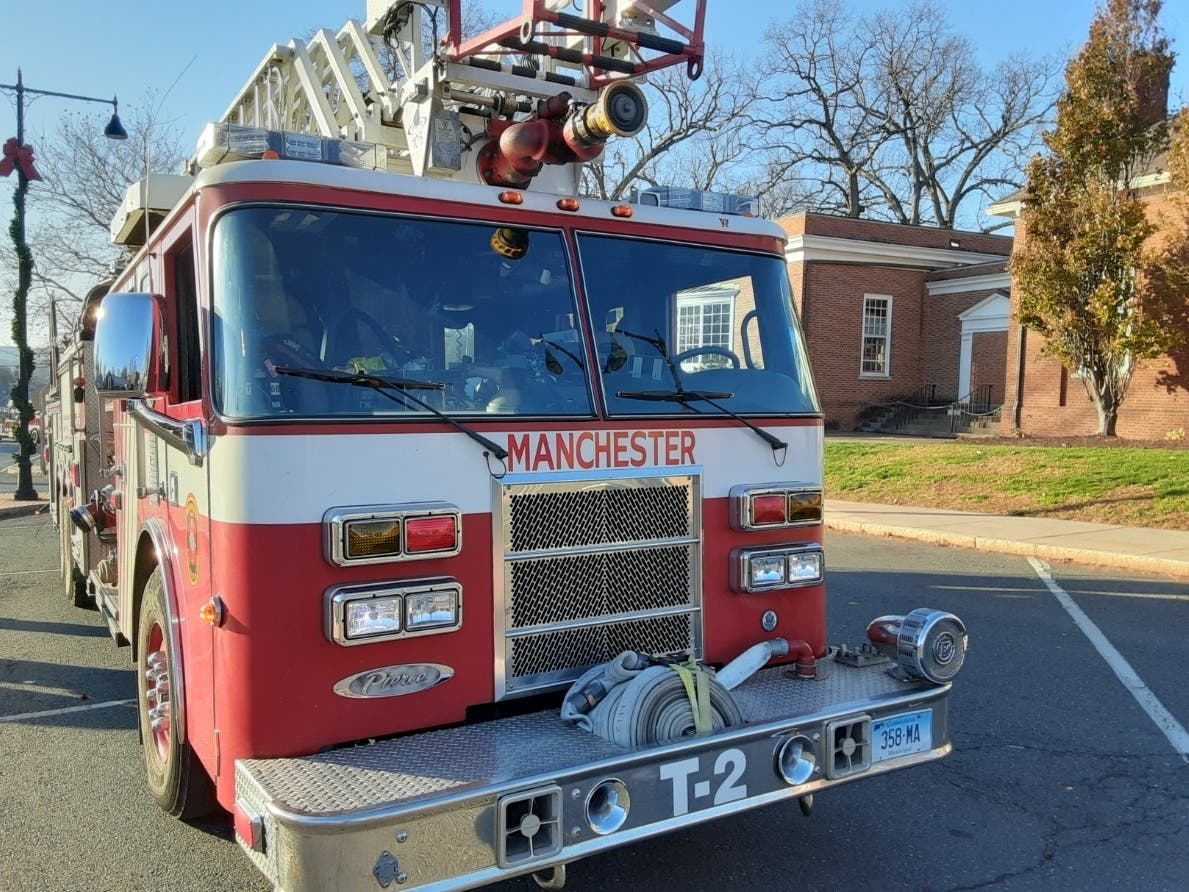 Manchester firefighters responded to an incident on Eldridge Street Thursday. 
