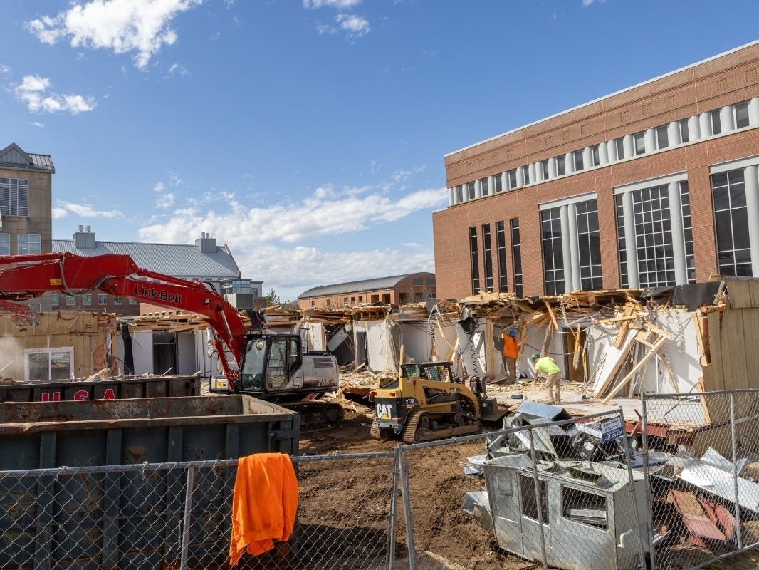 Most of Eastern Hall will be recycled, officials at Eastern Connecticut State University said Monday. 