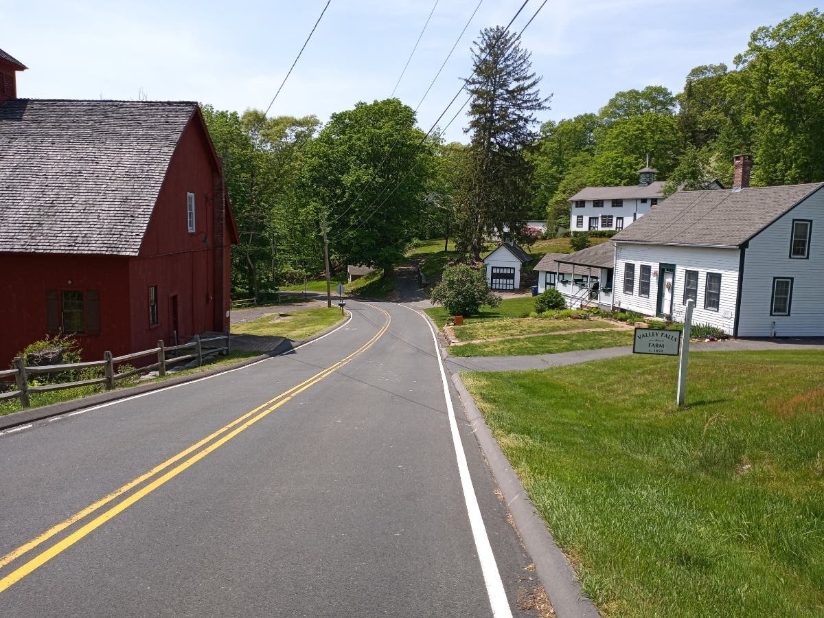 The red barn at Valley Falls in Vernon is getting healthier from federal monies bestowed upon Vernon for a pandemic. 
