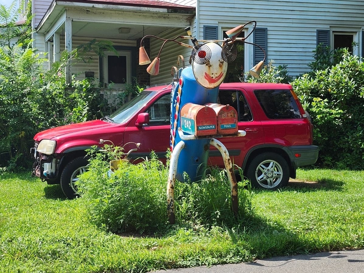 The bug mailbox in Ellington. 