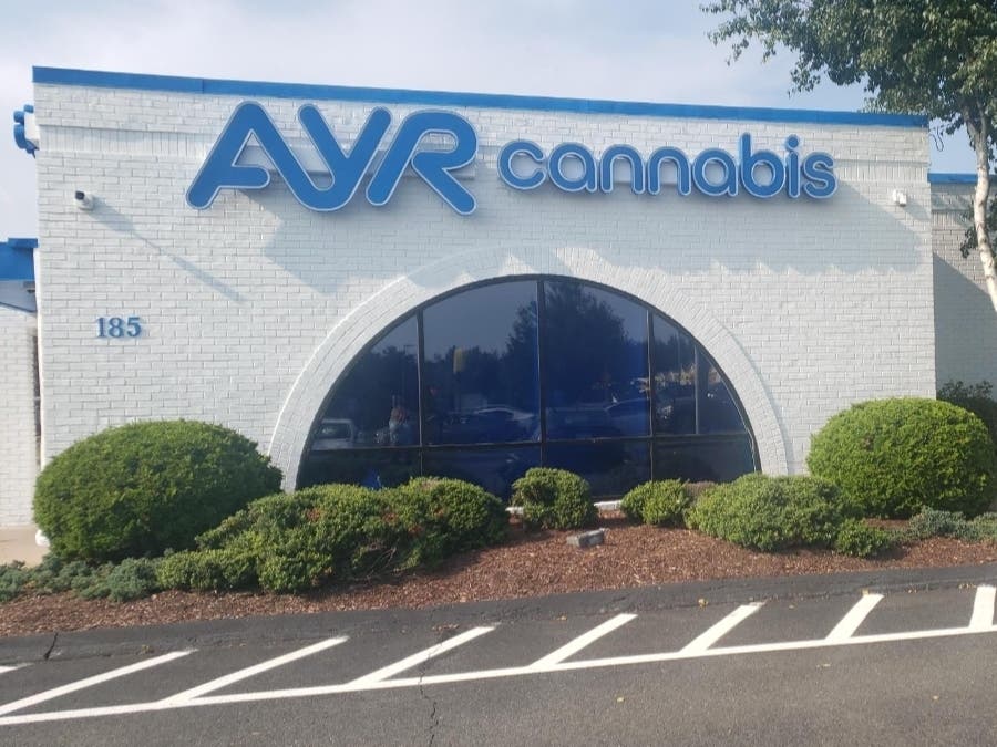 AYR's first retail location in the state, on Spencer Street in Manchester, features drive-up and in-store shopping for cannabis customers. 