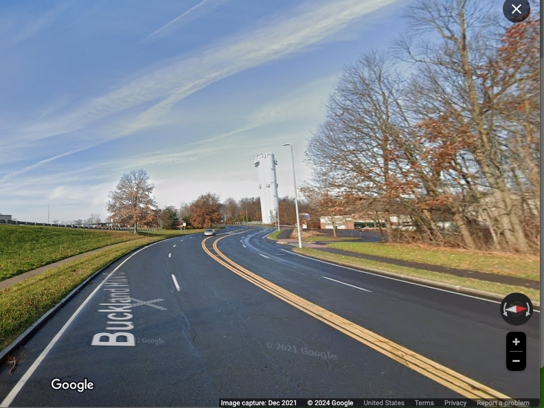 A section of Buckland Hills Drive near the water tower was closed Sunday night after a fatal crash, police said. 