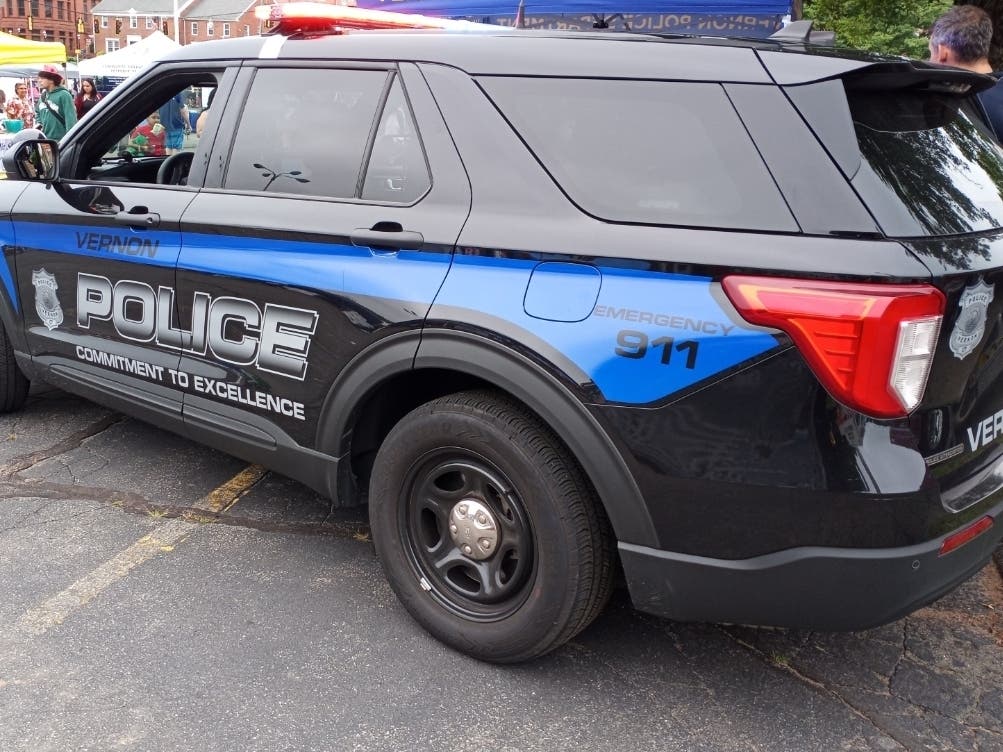 An unsupervised child was rescued from a busy road in Vernon by police. 