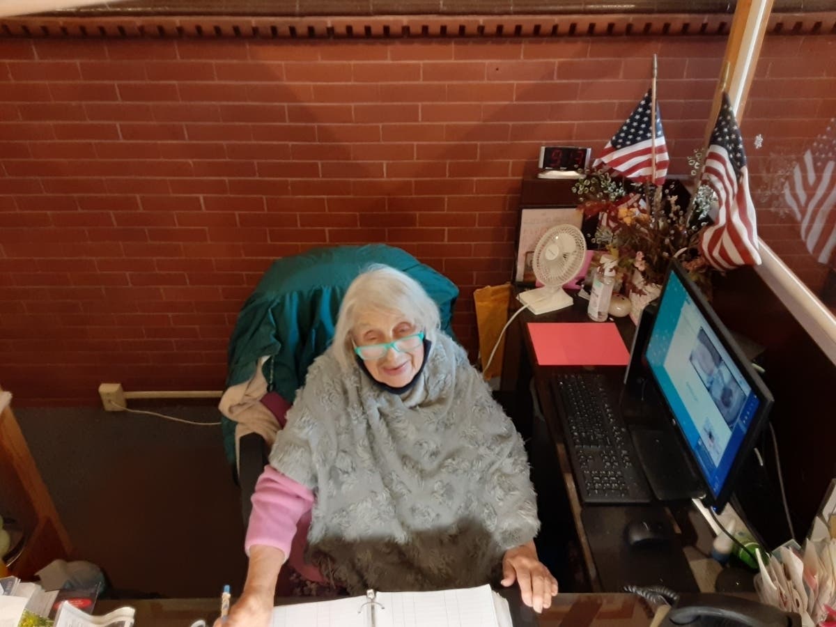 Trudy Roberts has retired from her role as the Vernon Town Hall receptionist after 37 years in the building. 